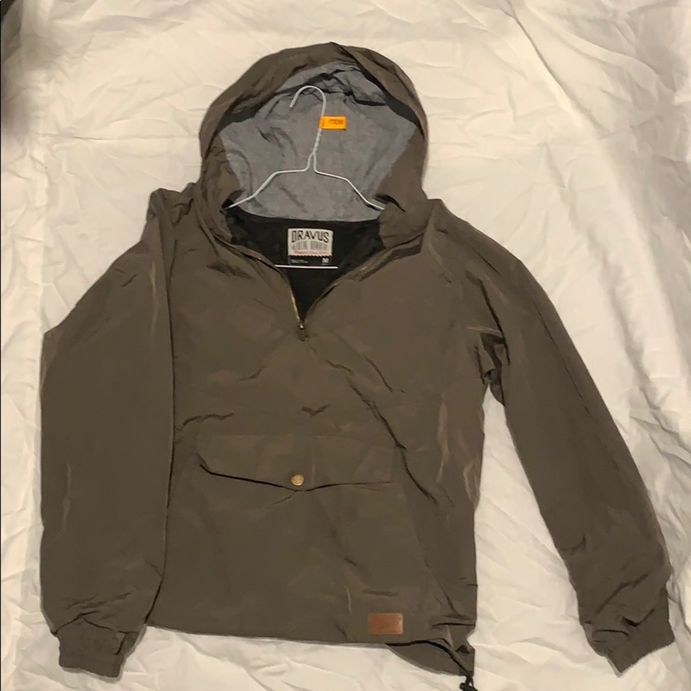 Dravus anorak jacket brown